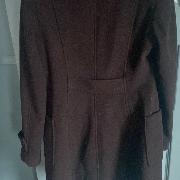 Flavio Castellani wool cashmere blend toggle jacket with chinchilla fur hood - Picture 6 of 9